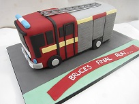 fire engine birthday cake